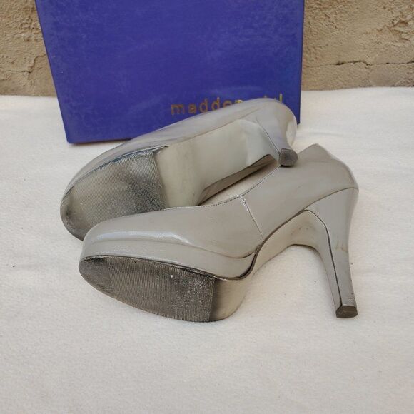Madden Girl taupe patent heels - Picture 7 of 10